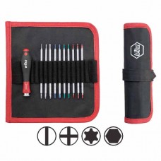 Wiha System 4 Reversible Blades Set - Slotted/ Phillips/ Torx®/ Hex/ Ball End Hex - 11 pcs - 27820